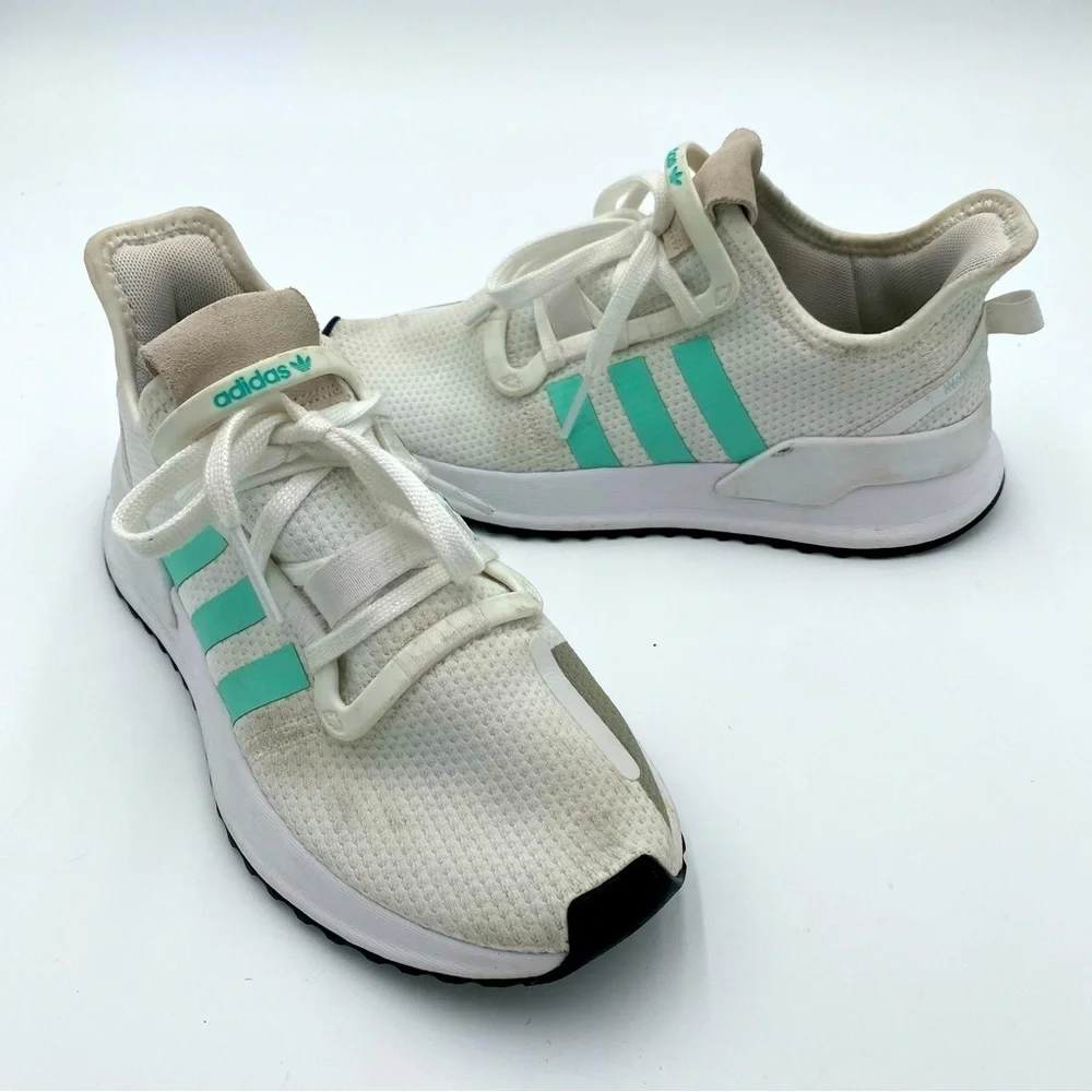 Adidas U Path Run Full Lace Up Running Tennis Shoes Sneakers Clear Mint Size 6.5